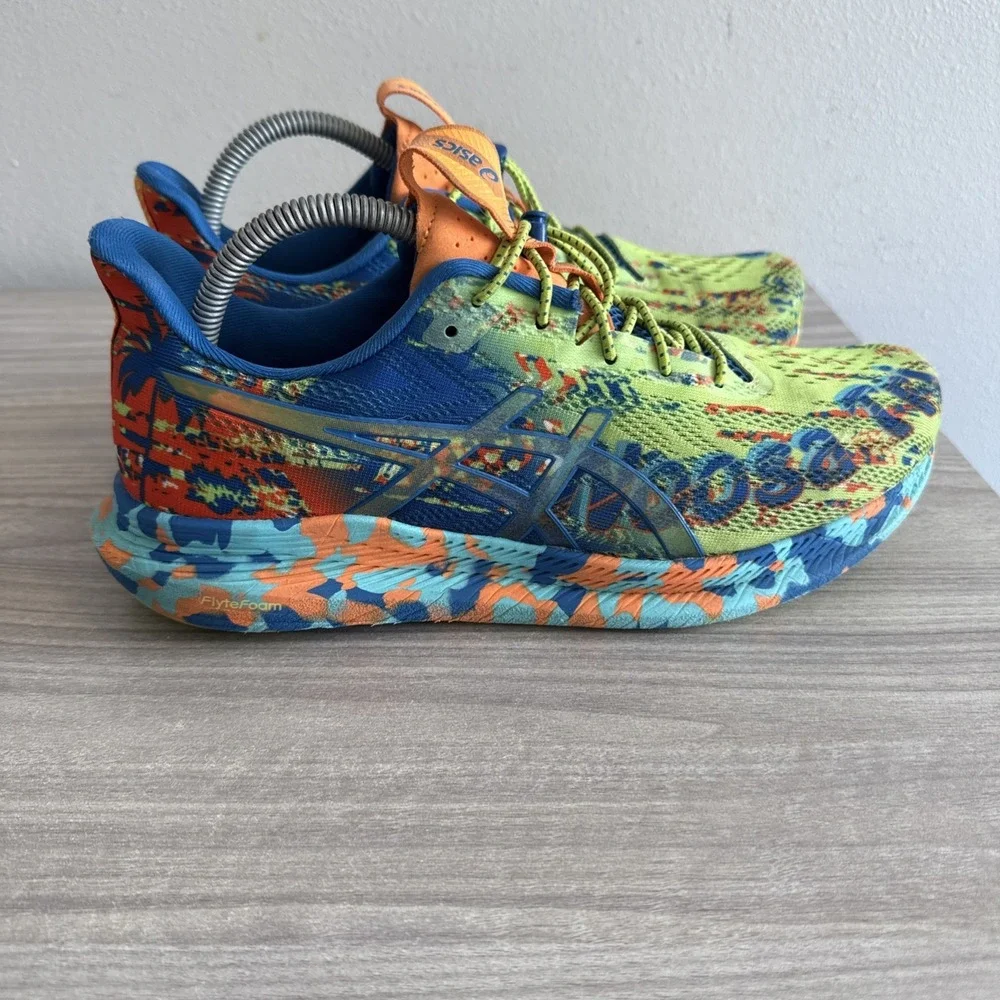 Asics Noosa Tri 14 1011B368 Hazard Green Running Shoes Men Size 9 Sneakers
